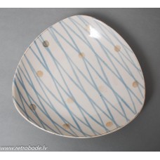 Porcelāna šķīvis, trauks, PFF, Rīgas porcelāns